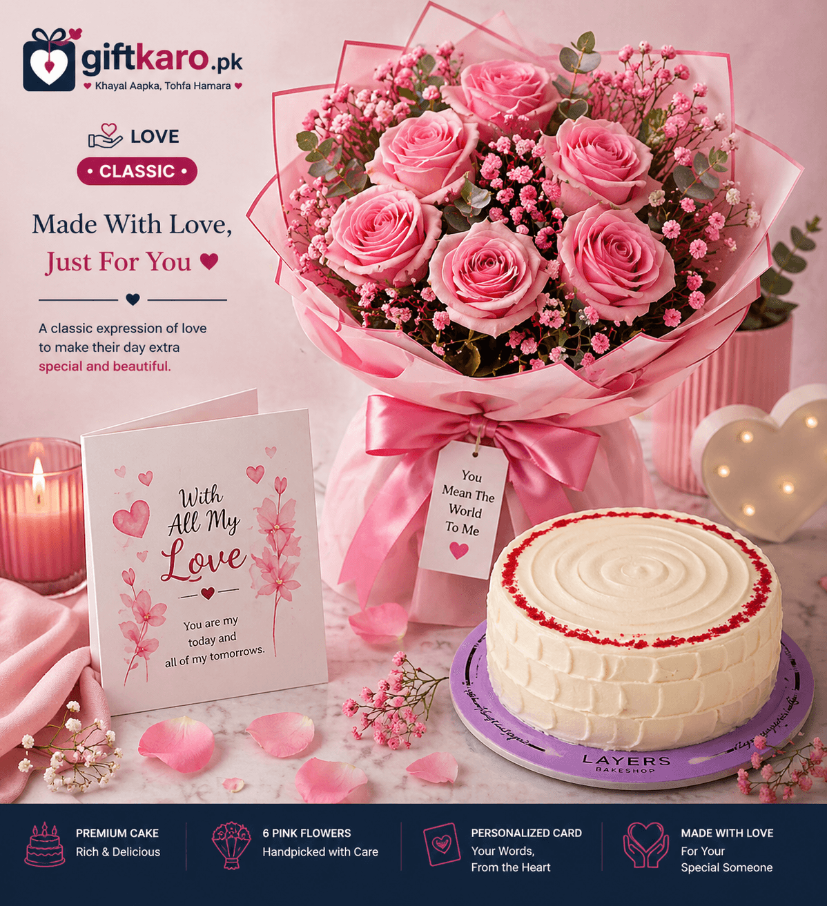 Classic — Love gift bundle delivered in Islamabad, Rawalpindi, Karachi & Lahore