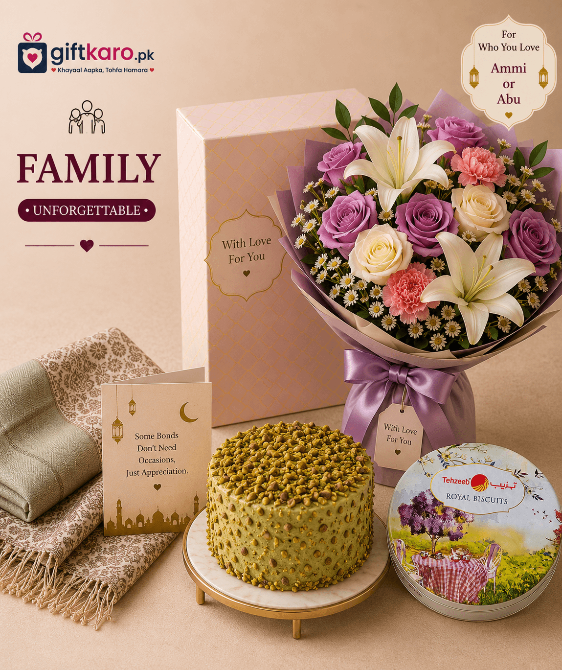 Unforgettable — Family gift bundle delivered in Islamabad, Rawalpindi, Karachi & Lahore