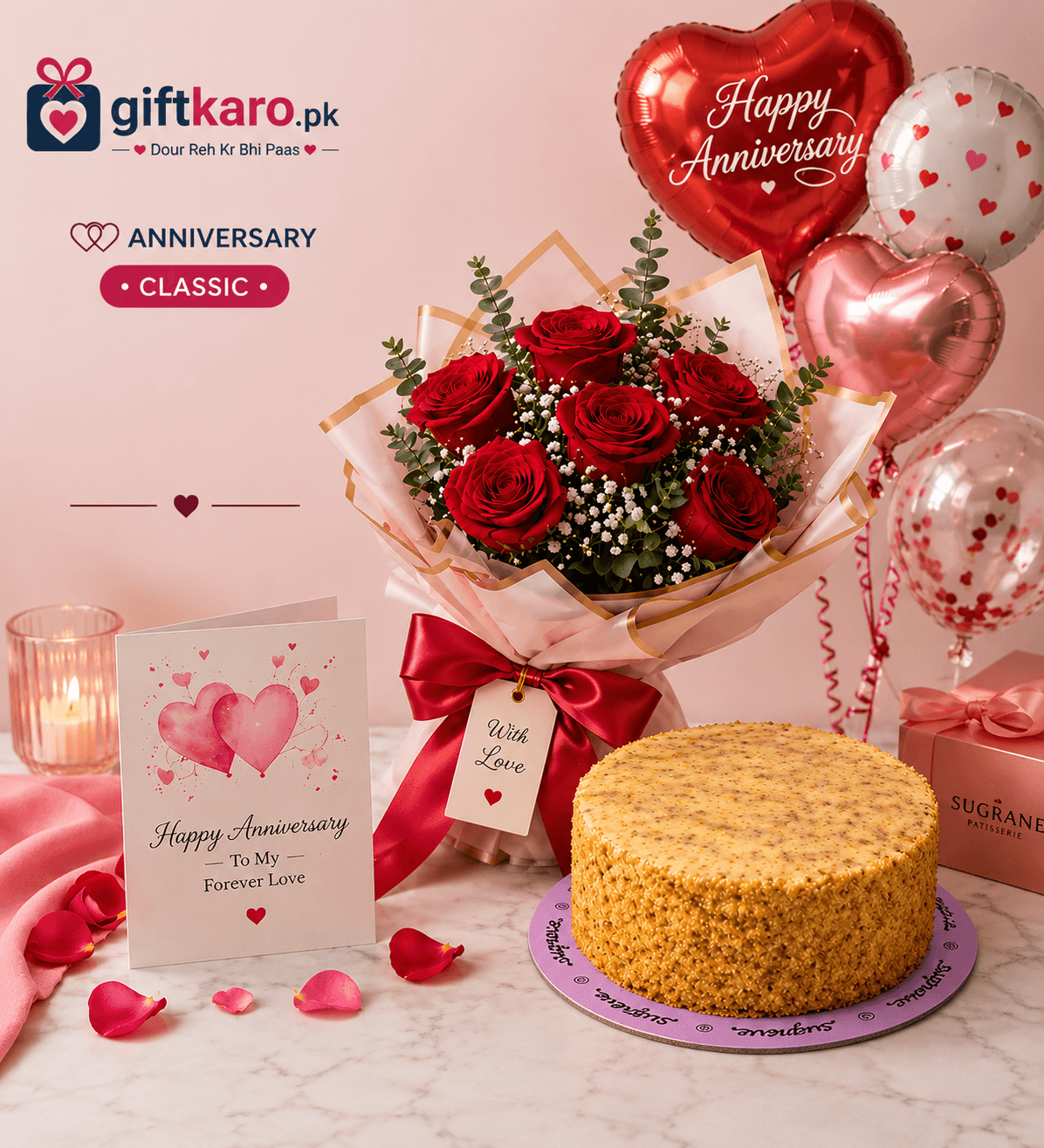 Classic — Anniversary gift bundle delivered in Islamabad, Rawalpindi, Karachi & Lahore