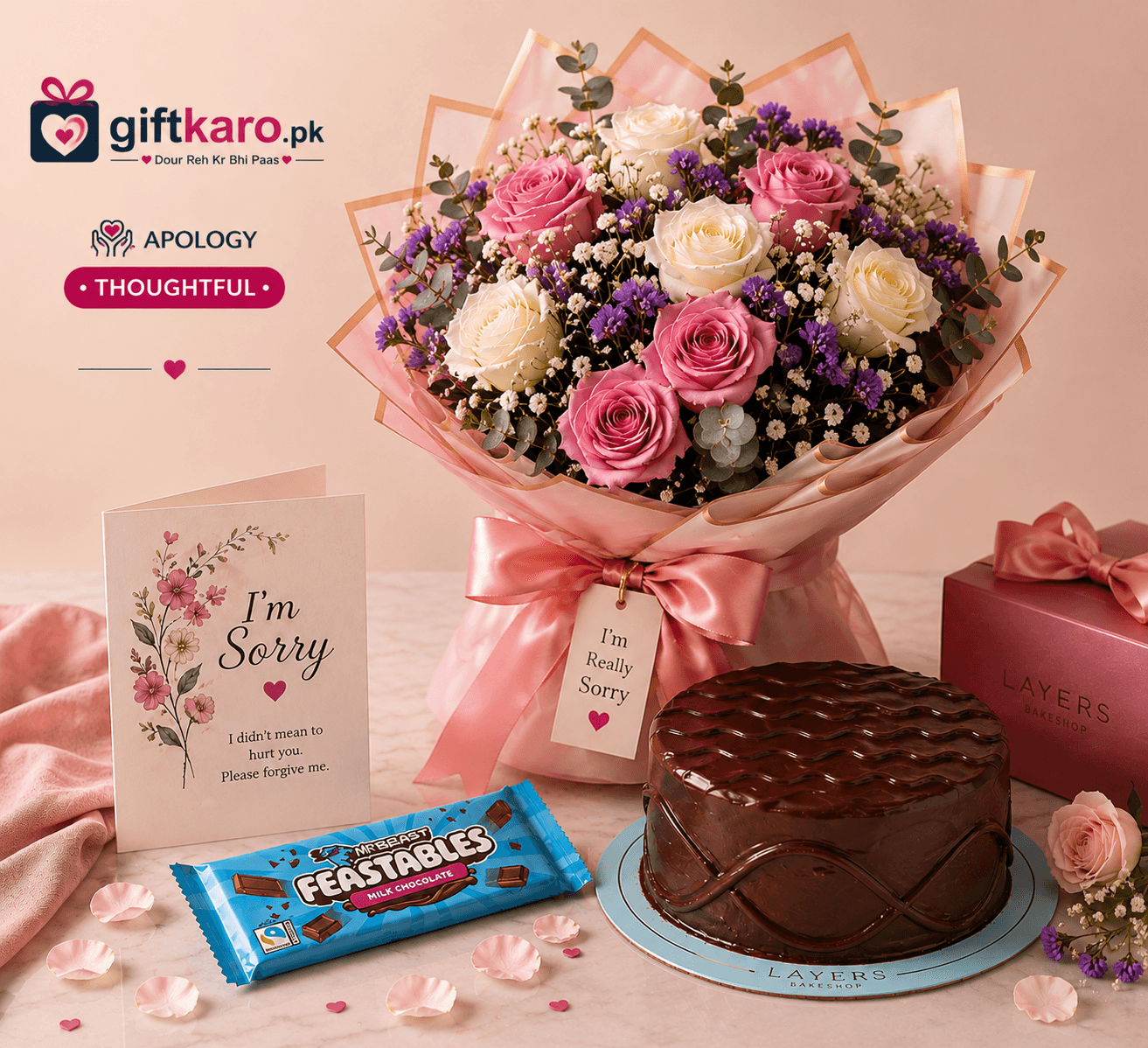 Thoughtful — Apology gift bundle delivered in Islamabad, Rawalpindi, Karachi & Lahore