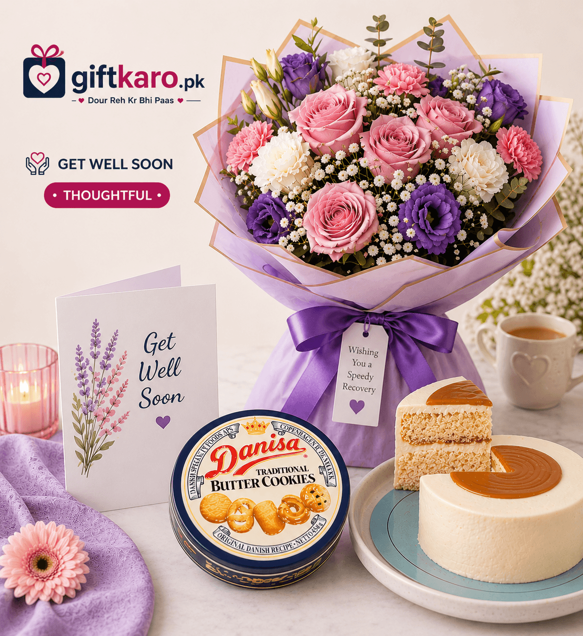 Thoughtful — Get-Well gift bundle delivered in Islamabad, Rawalpindi, Karachi & Lahore
