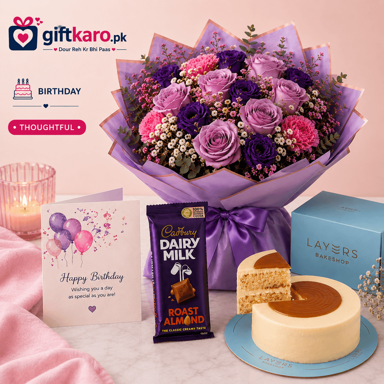 Thoughtful — Birthday gift bundle delivered in Islamabad, Rawalpindi, Karachi & Lahore