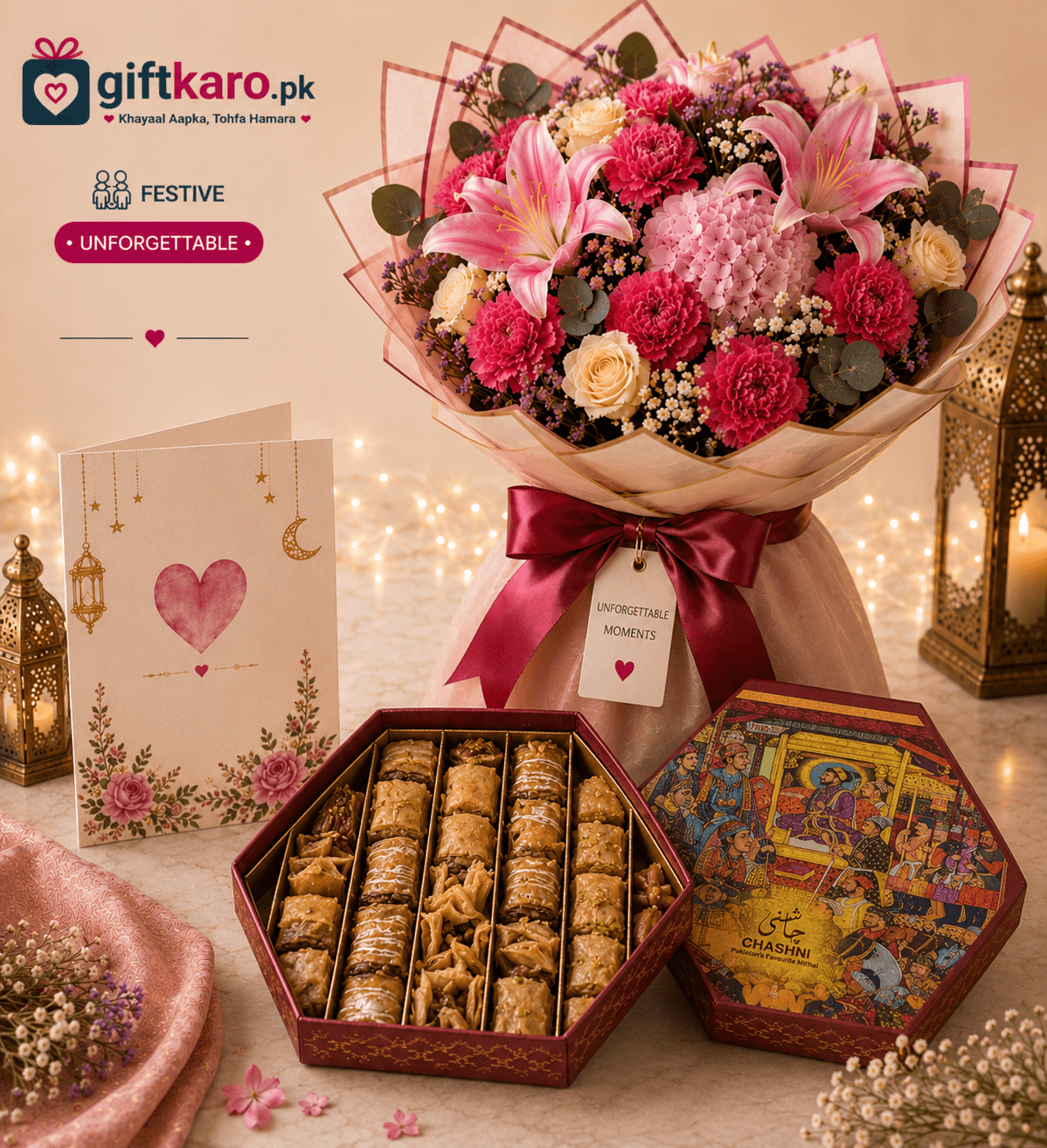 Unforgettable — Festive gift bundle delivered in Islamabad, Rawalpindi, Karachi & Lahore
